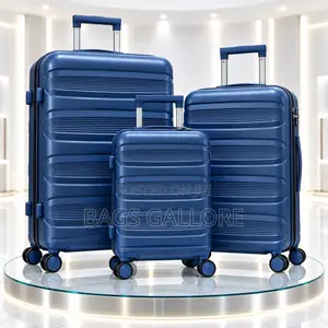 Blue Black Luggage Good Vibe