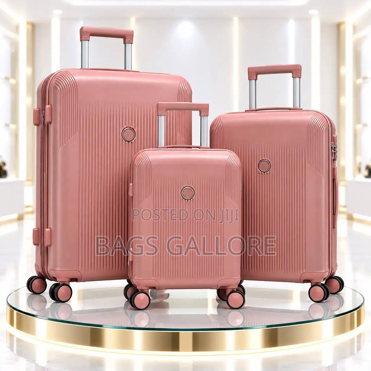 Peach Vibe Luggage