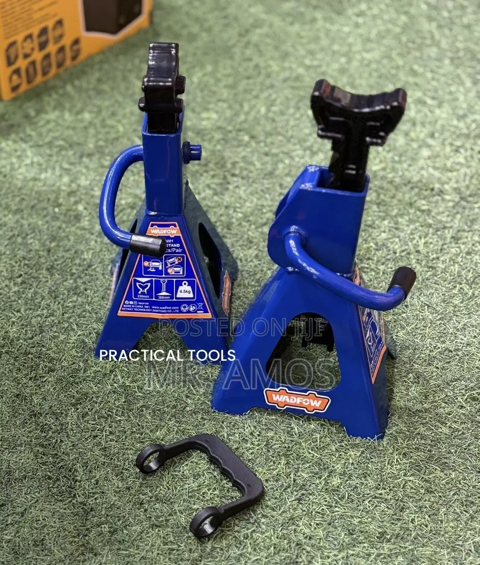 3 Ton Heavy Duty Jack Stands 2 Pair - WHJS0301