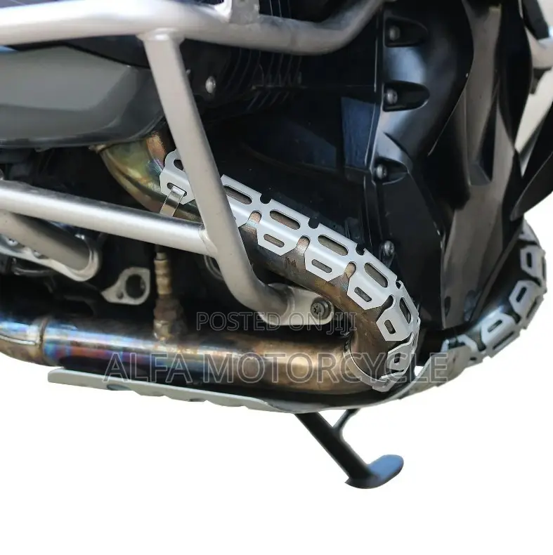 BMW R1200GS / R1250GS Adventure Aluminum Exhaust Guard – Gray