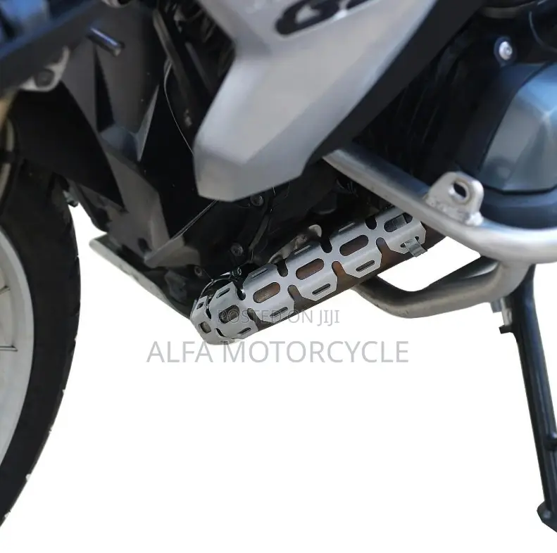 BMW R1200GS / R1250GS Adventure Aluminum Exhaust Guard – Gray