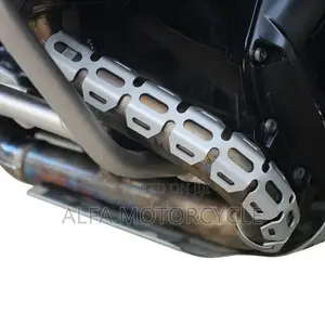 BMW R1200GS / R1250GS Adventure Aluminum Exhaust Guard – Gray