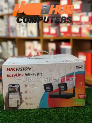 Hikvision (Nks424w0h) Two Bullet Wifi NVS Kit