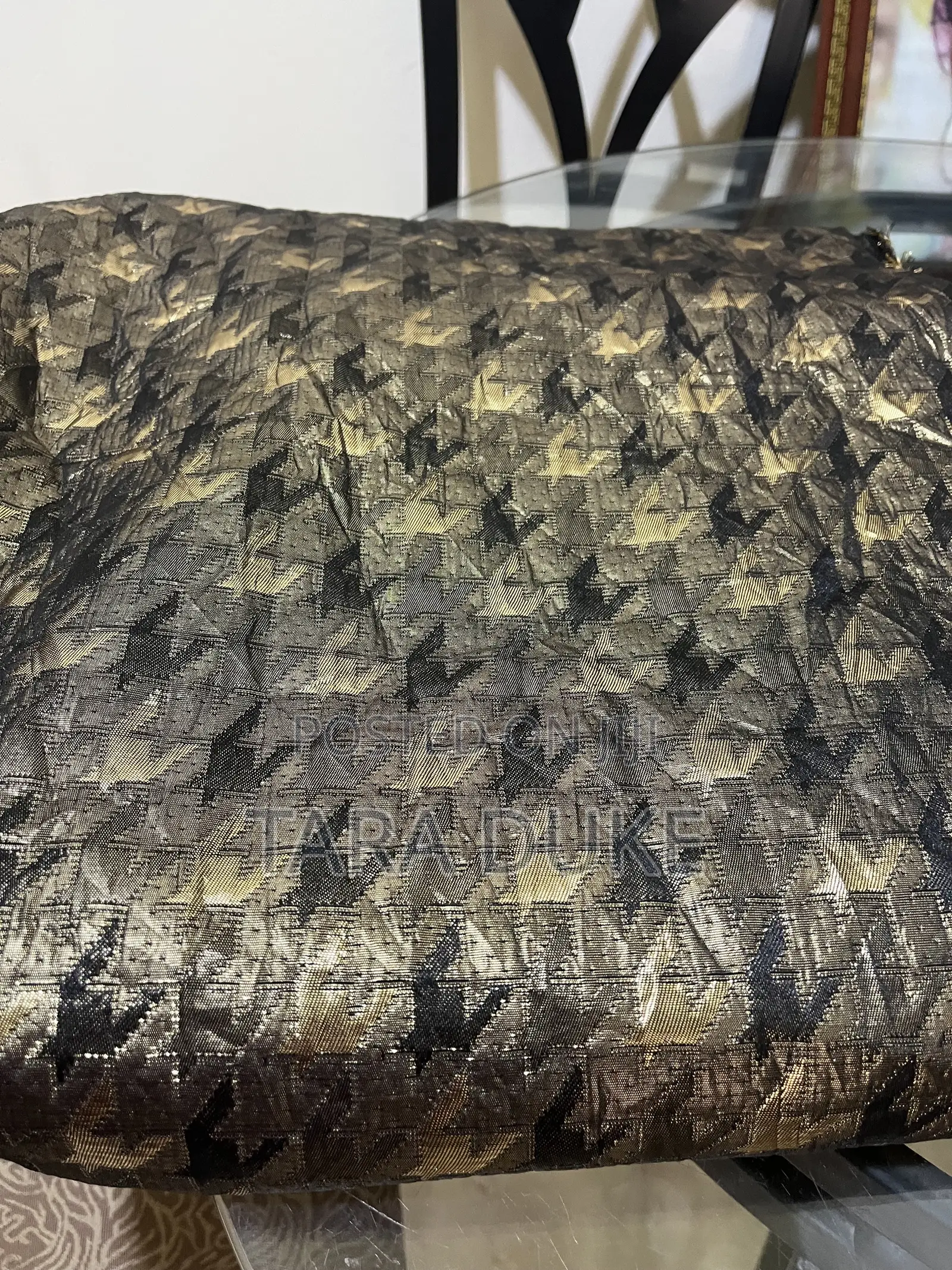 Gold Bronze Brocade Fabric