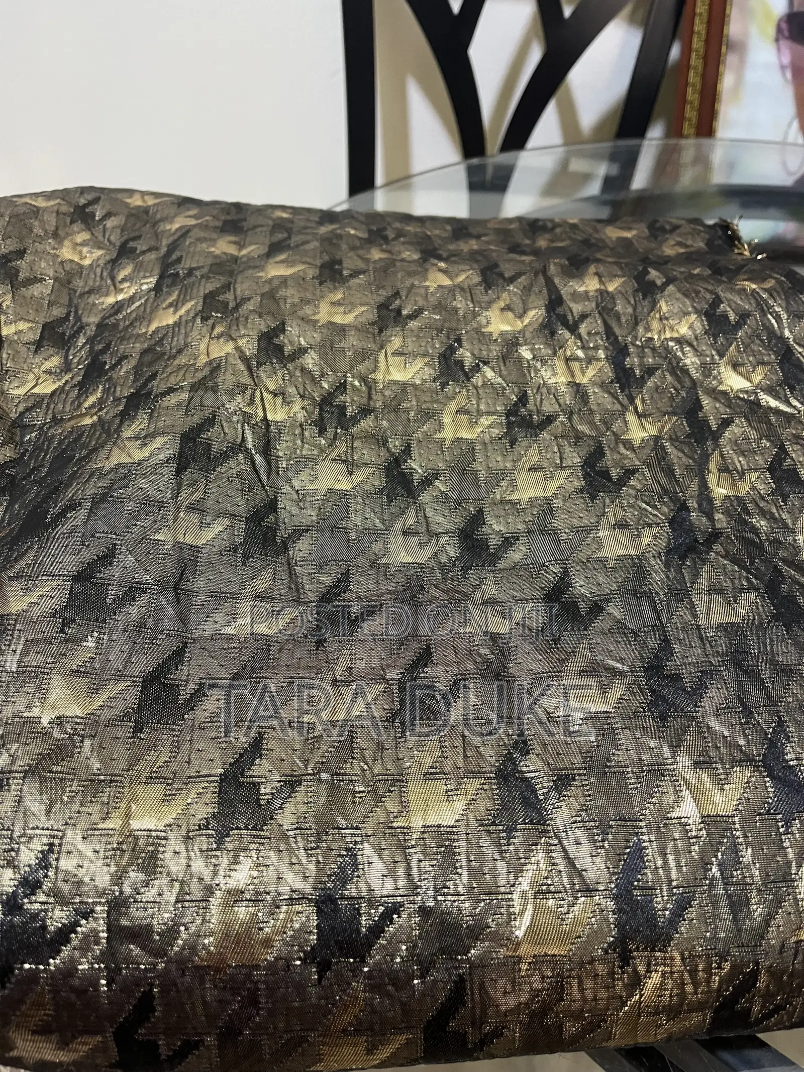 Gold Bronze Brocade Fabric