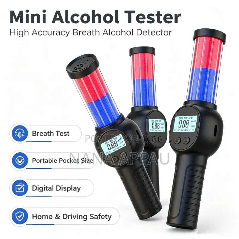 Portable Digital Baton Alcohol Tester (Breathalyzer)