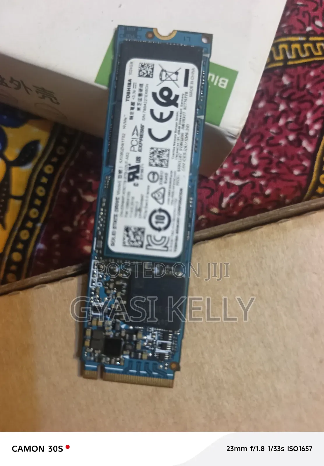 MVMe M. 2 Drive Toshiba 1 TB