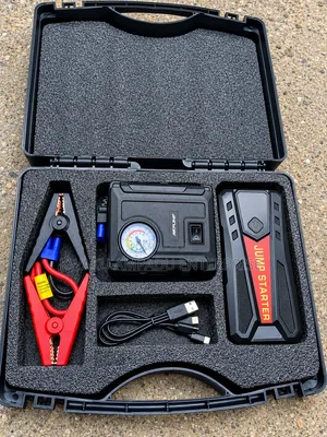 Jump Starter Tyre Inflator – 2-in-1 Emergency Kit