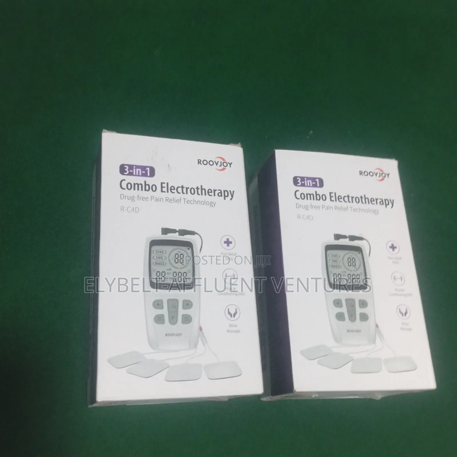Tens Machine 3-in-1 Combo Electrotherapy