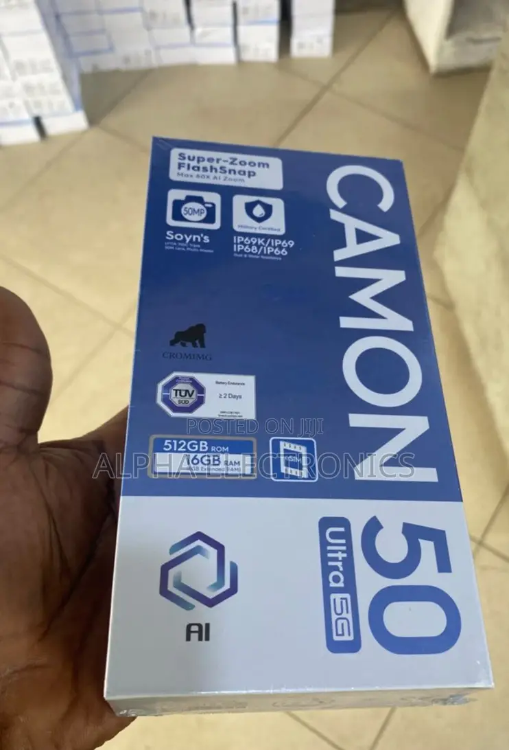 New Tecno Camon 50 Ultra 512 GB Black