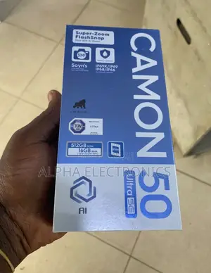 New Tecno Camon 50 Ultra 512 GB Black