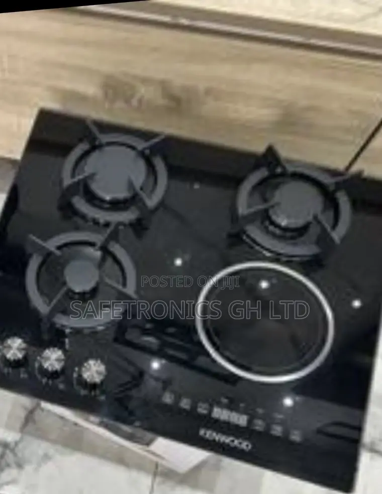 Fresh in Box • 3 Gas 1 Electric Inbuilt Kenwood Black