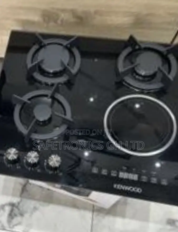 Fresh in Box • 3 Gas 1 Electric Inbuilt Kenwood Black