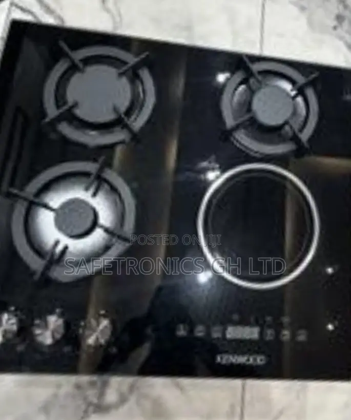 Experience Great [ Kenwood 3 Gas 1 Electric Black Hob