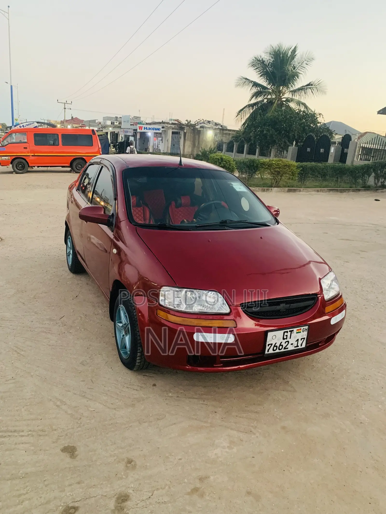 Chevrolet Aveo 1.4 Sedan T200 2008 Red
