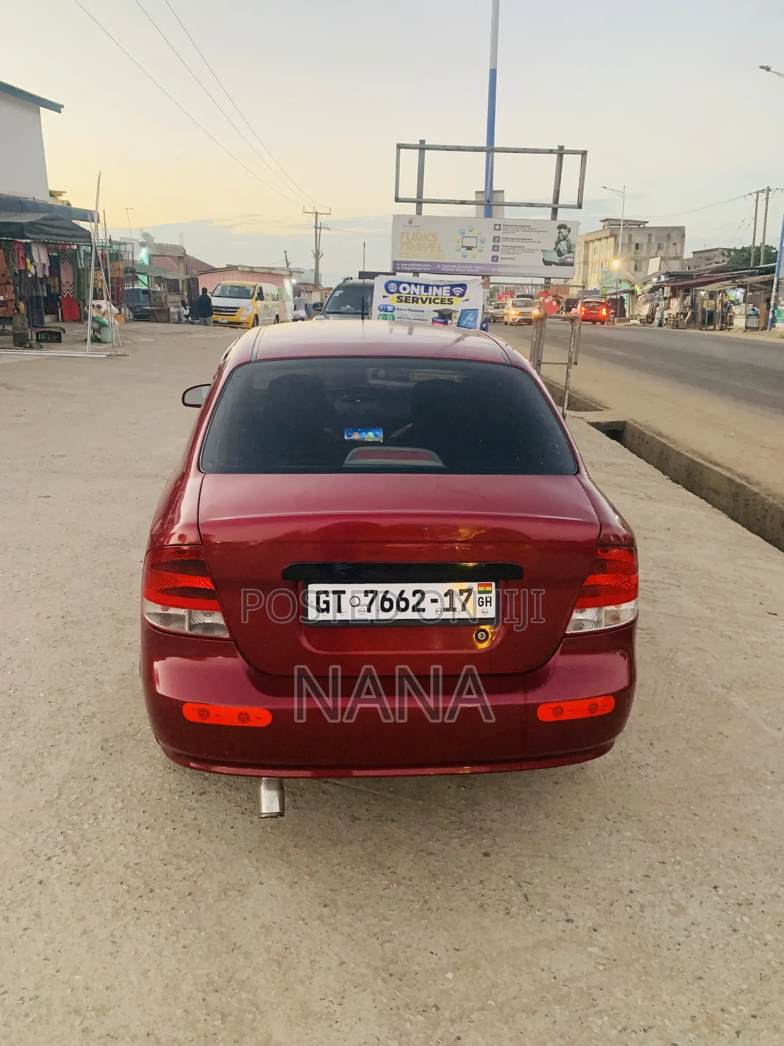 Chevrolet Aveo 1.4 Sedan T200 2008 Red
