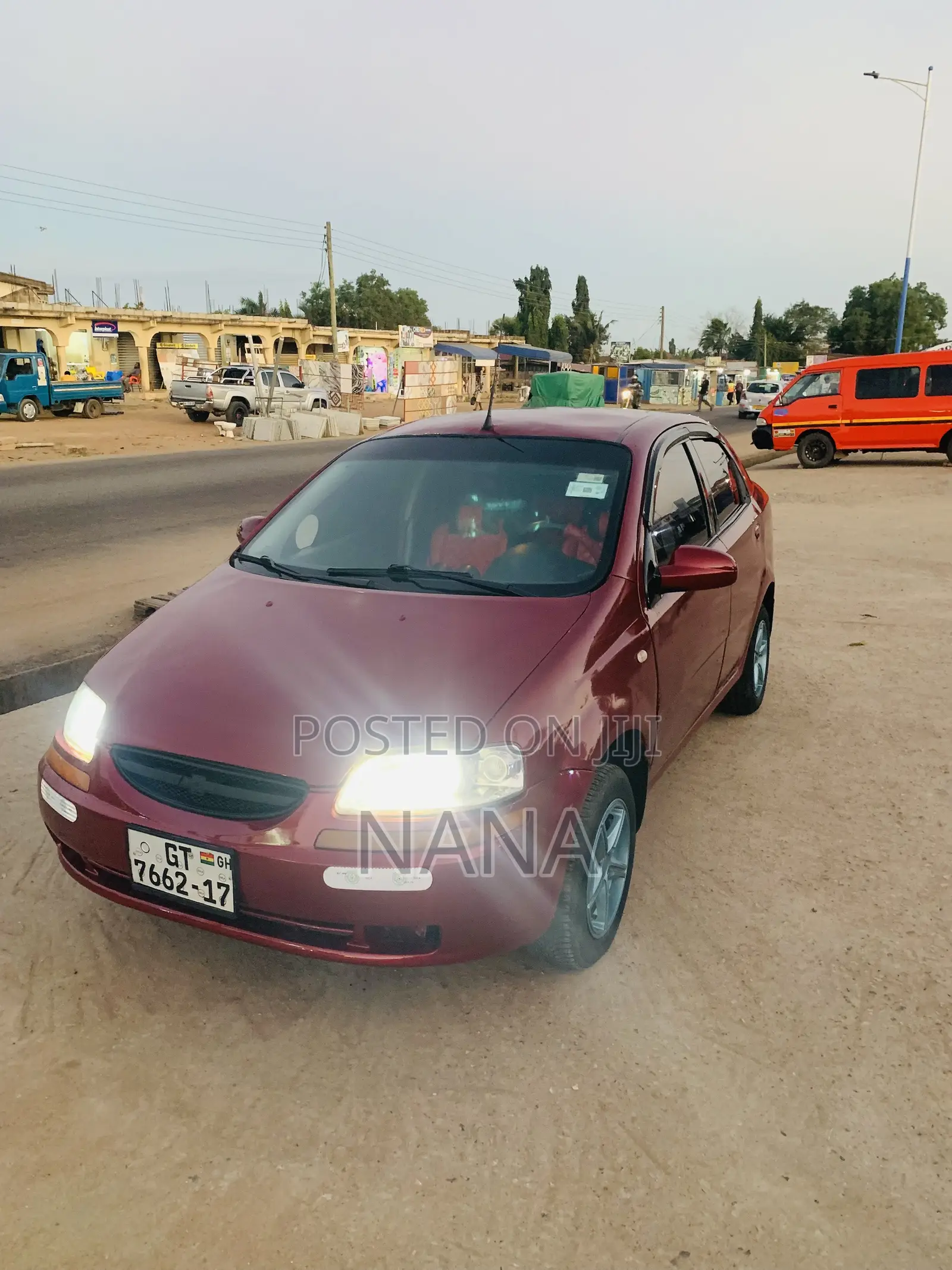 Chevrolet Aveo 1.4 Sedan T200 2008 Red