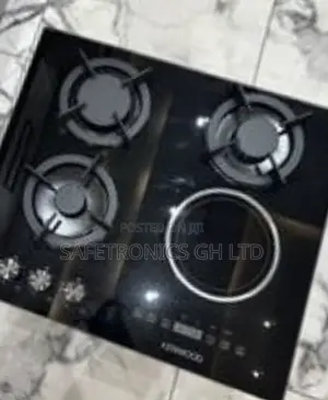 Experience Good Black ~ Kenwood 3 Gas 1 Electric Hob Inbuilt