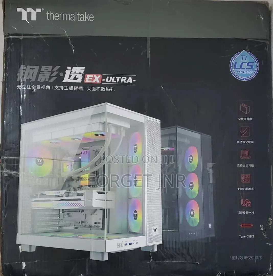 Thermaltake View 380 XL TG + 9 Argb Fans