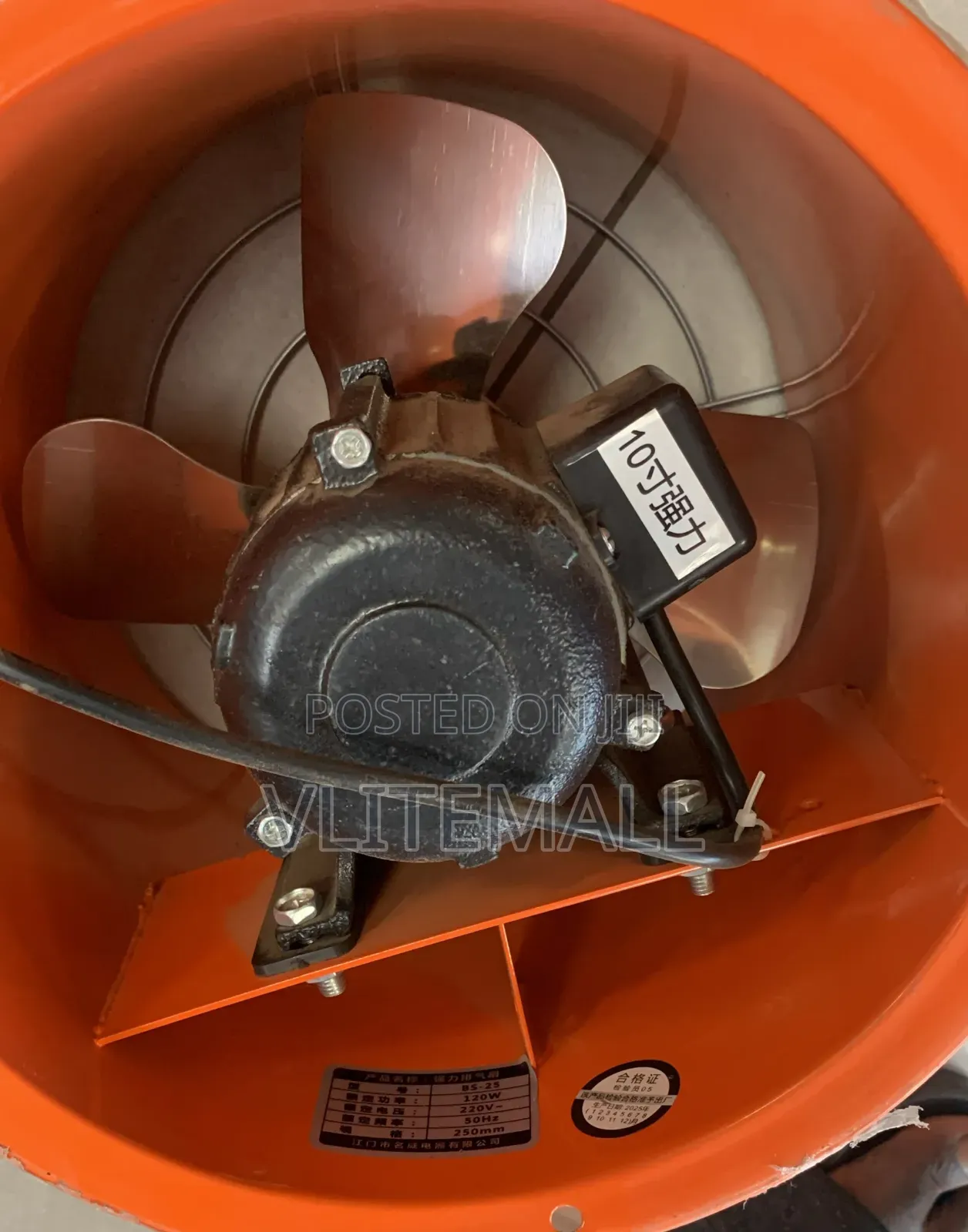 Axial Blower Exhaust Fan 10''