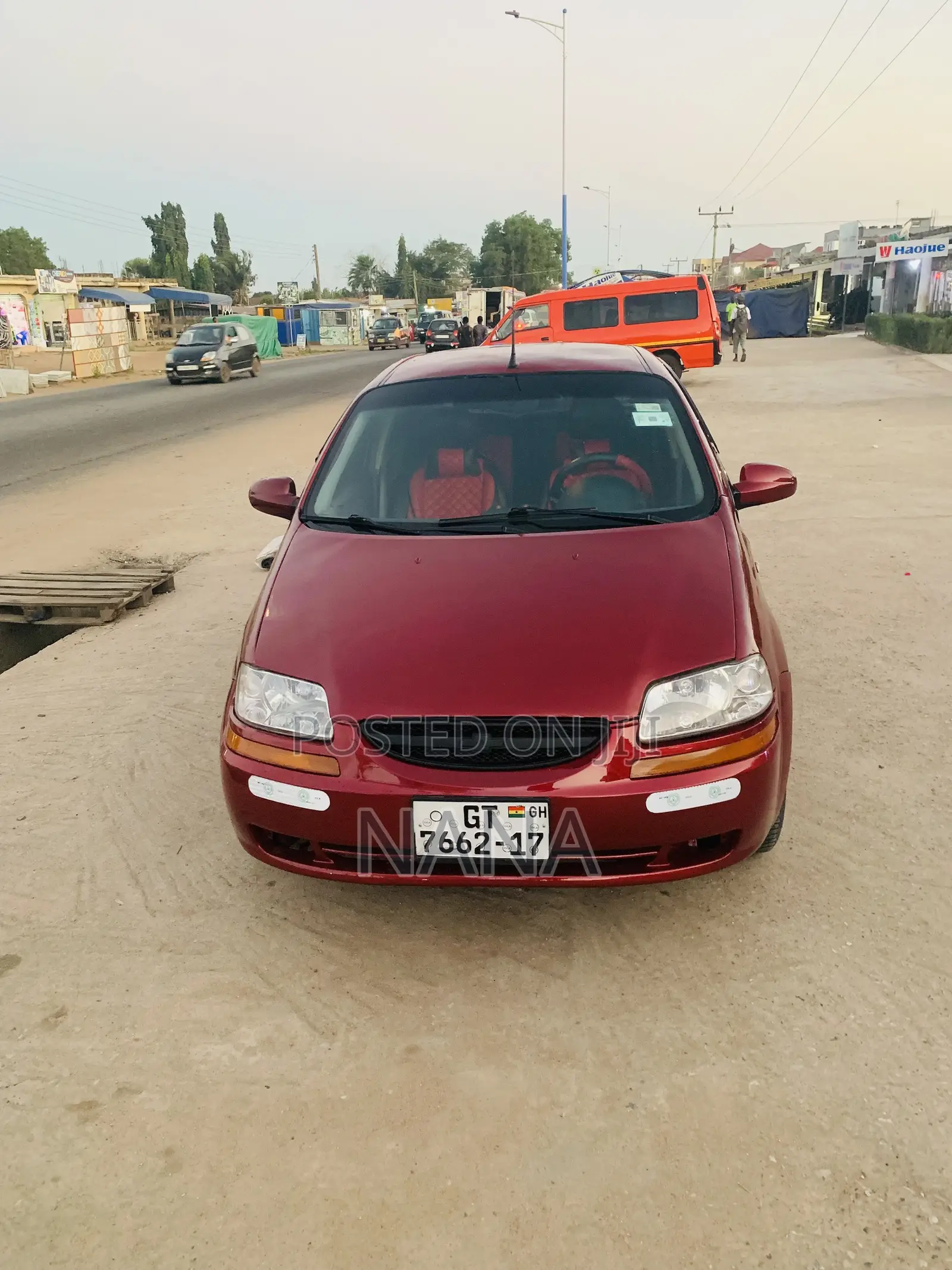Chevrolet Aveo 1.4 Sedan T200 2008 Red