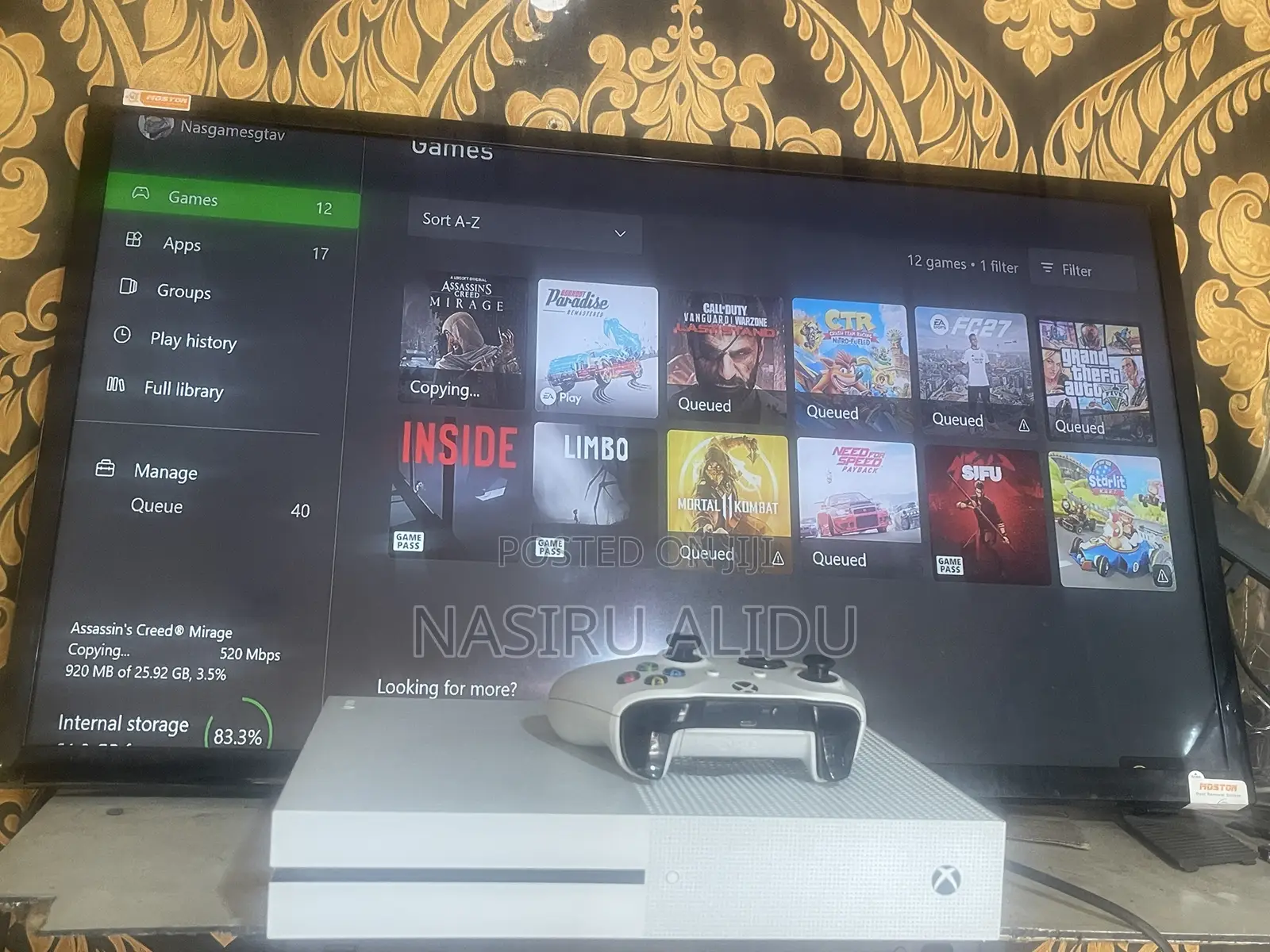 Xbox One S With Fc27 12 Games