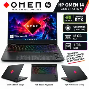 New Laptop HP Omen 16 16GB Intel Core Ultra 7 SSD 1T