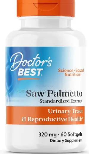 Saw Palmetto Standardized Extract 320 Mg, Prostrate Health 60 Softgels