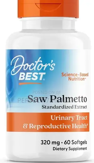 Saw Palmetto Standardized Extract 320 Mg, Prostate Health, 60 Softgels