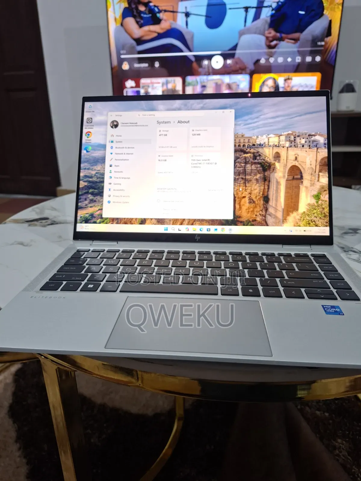 Laptop HP EliteBook 1040 G8 16GB Intel Core i7 SSD 512GB