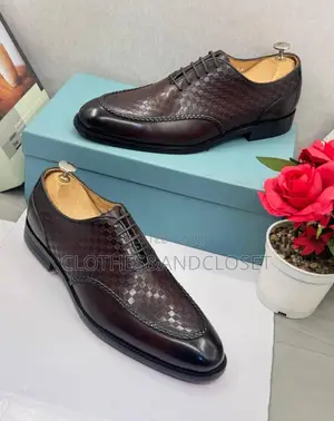 Brown Corporate Lace-Up Shoes