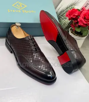 Brown Corporate Lace-Up Shoes
