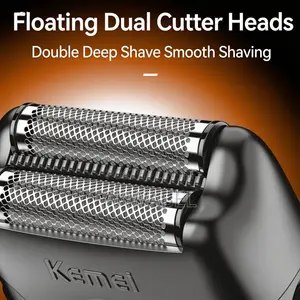 Kemei KM-T95 Professional Foil Shaver for Men – 8000RPM, 1200mAh