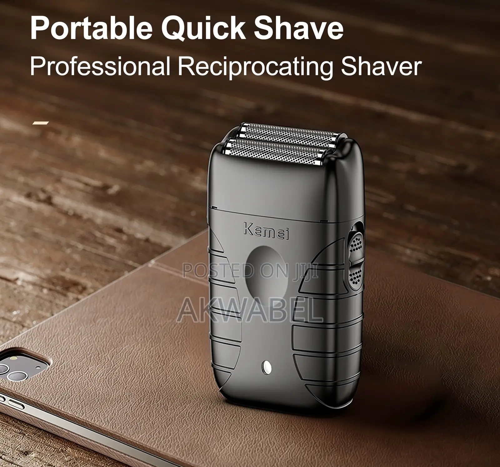 Kemei KM-T95 Professional Foil Shaver for Men – 8000RPM, 1200mAh