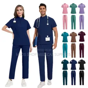 Zip Neck Scrub