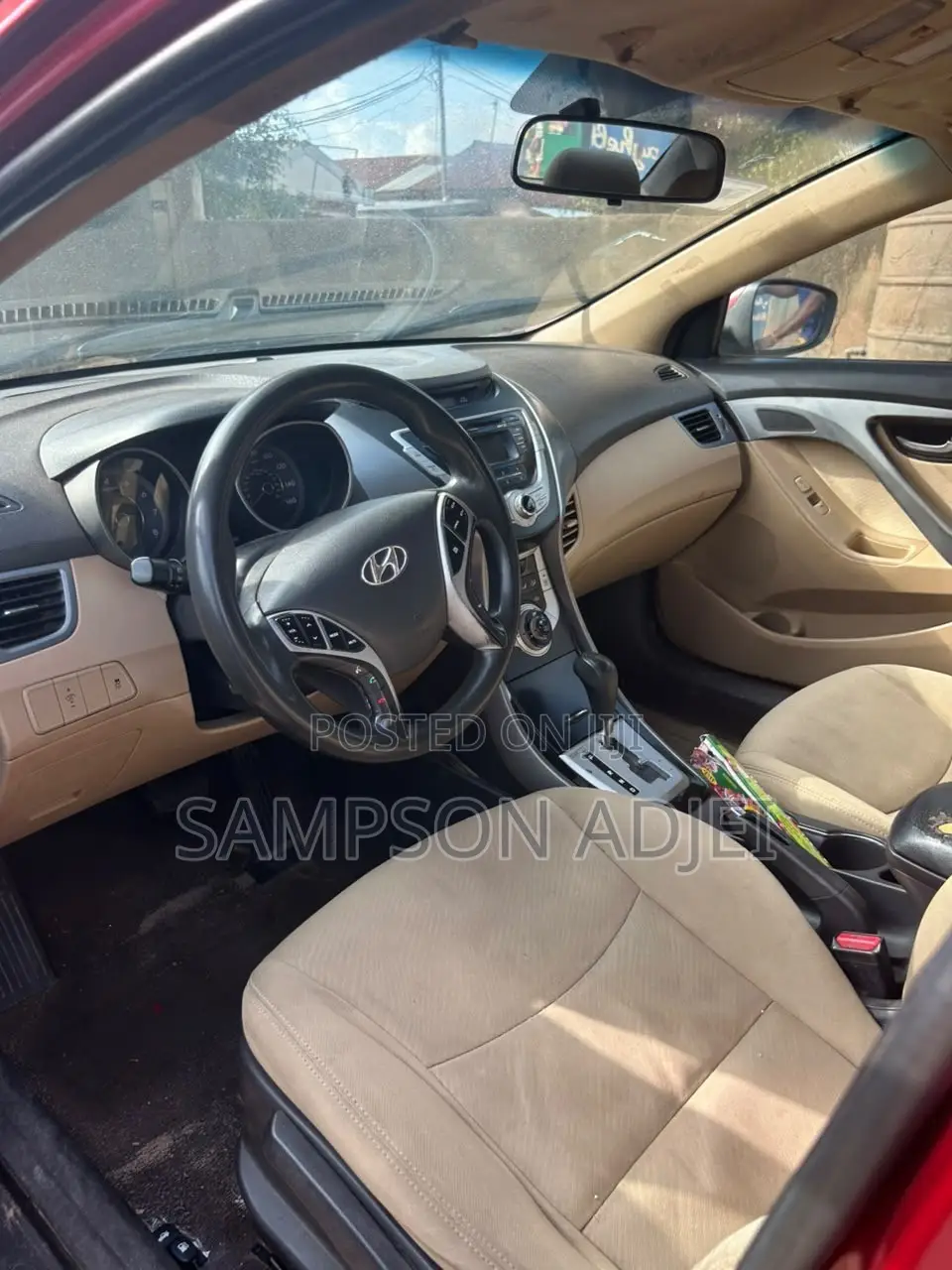 Hyundai Elantra 2013 Red