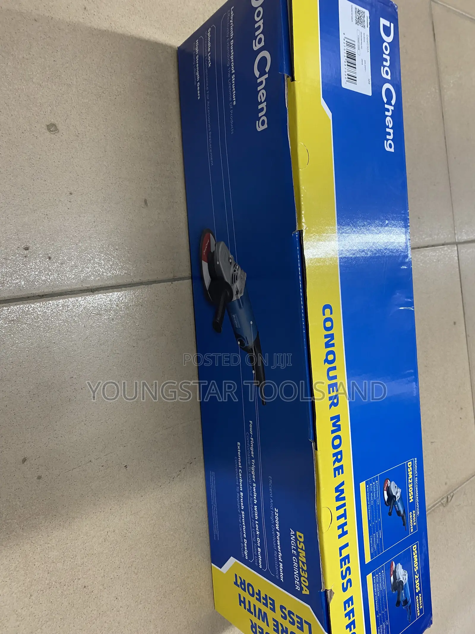 DongCheng DSM230A Heavy Duty Angle Grinder (2200W) - Brand New