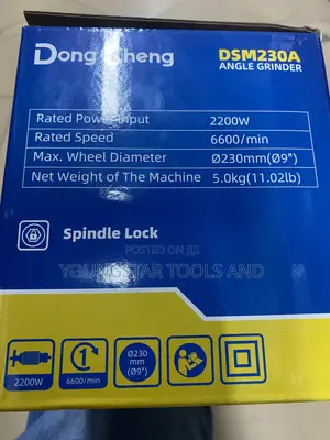 DongCheng DSM230A Heavy Duty Angle Grinder (2200W) - Brand New