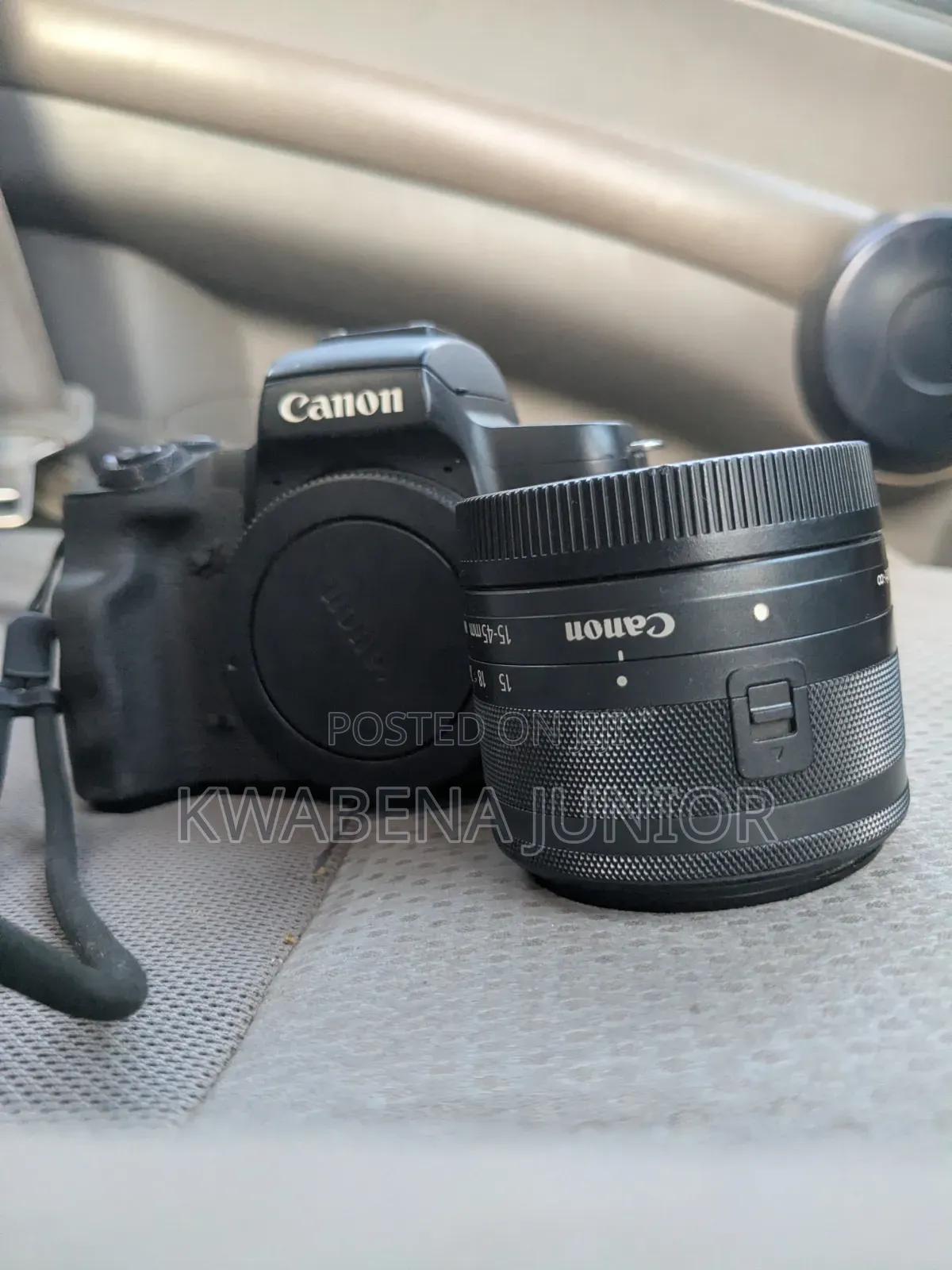 Canon M50, Lens, With Batteries and Charger