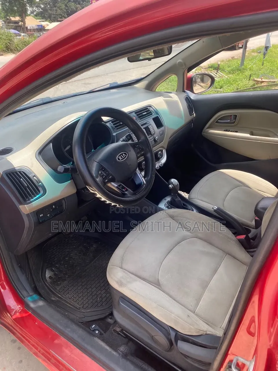 Kia Rio EX 4dr Sedan (1.6L 4cyl 6A) 2012 Red