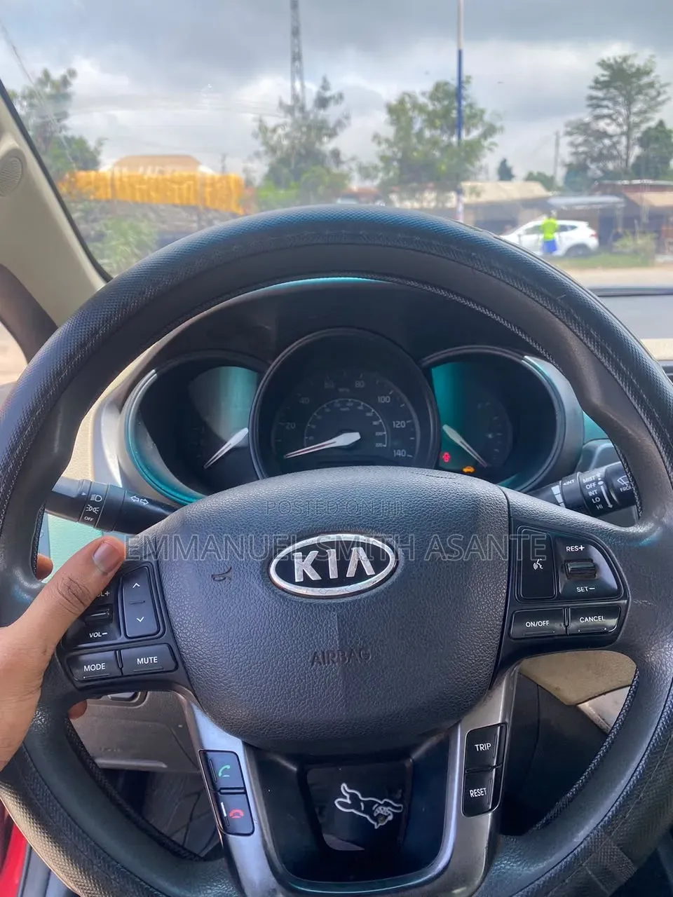 Kia Rio EX 4dr Sedan (1.6L 4cyl 6A) 2012 Red