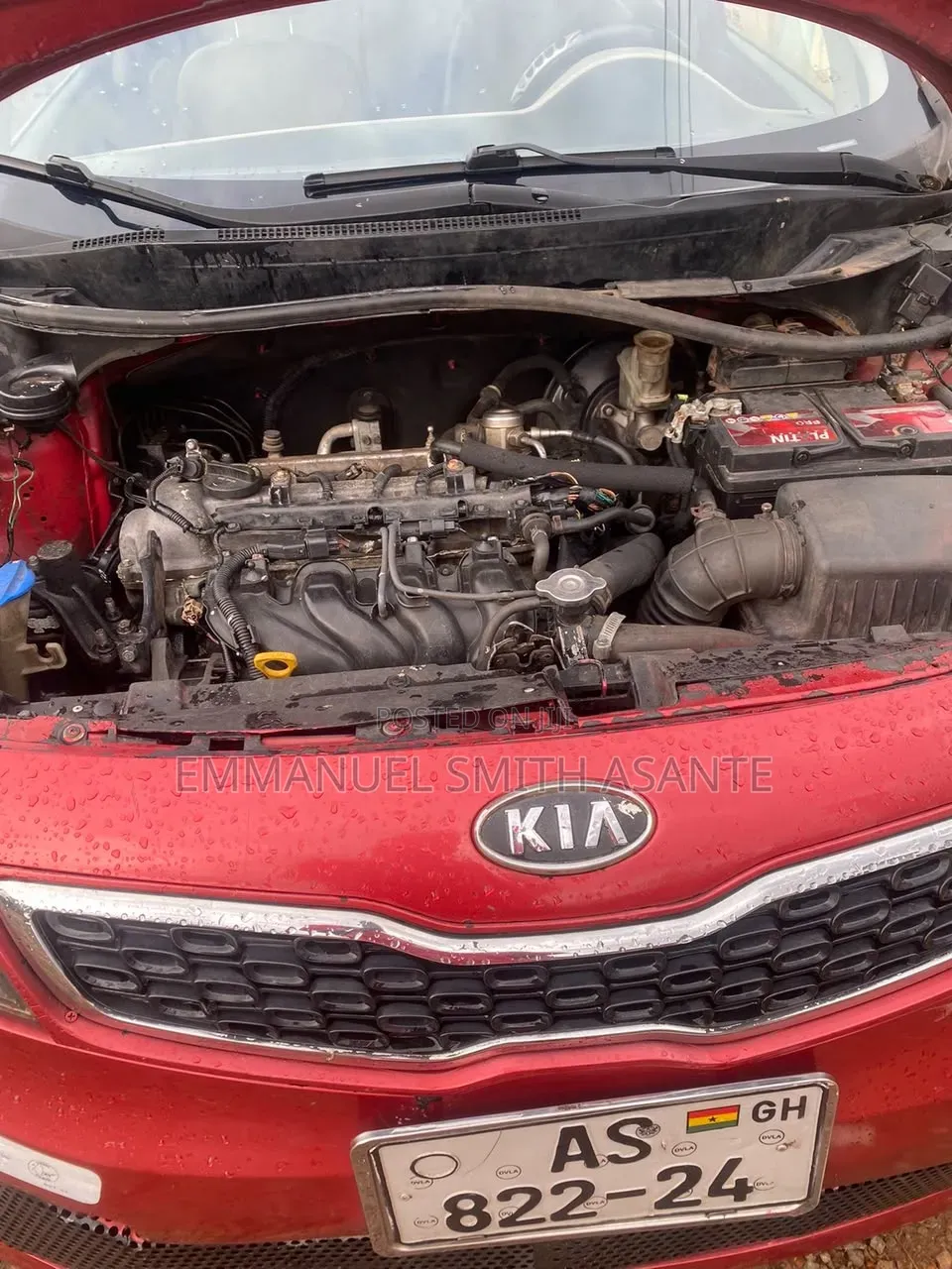 Kia Rio EX 4dr Sedan (1.6L 4cyl 6A) 2012 Red