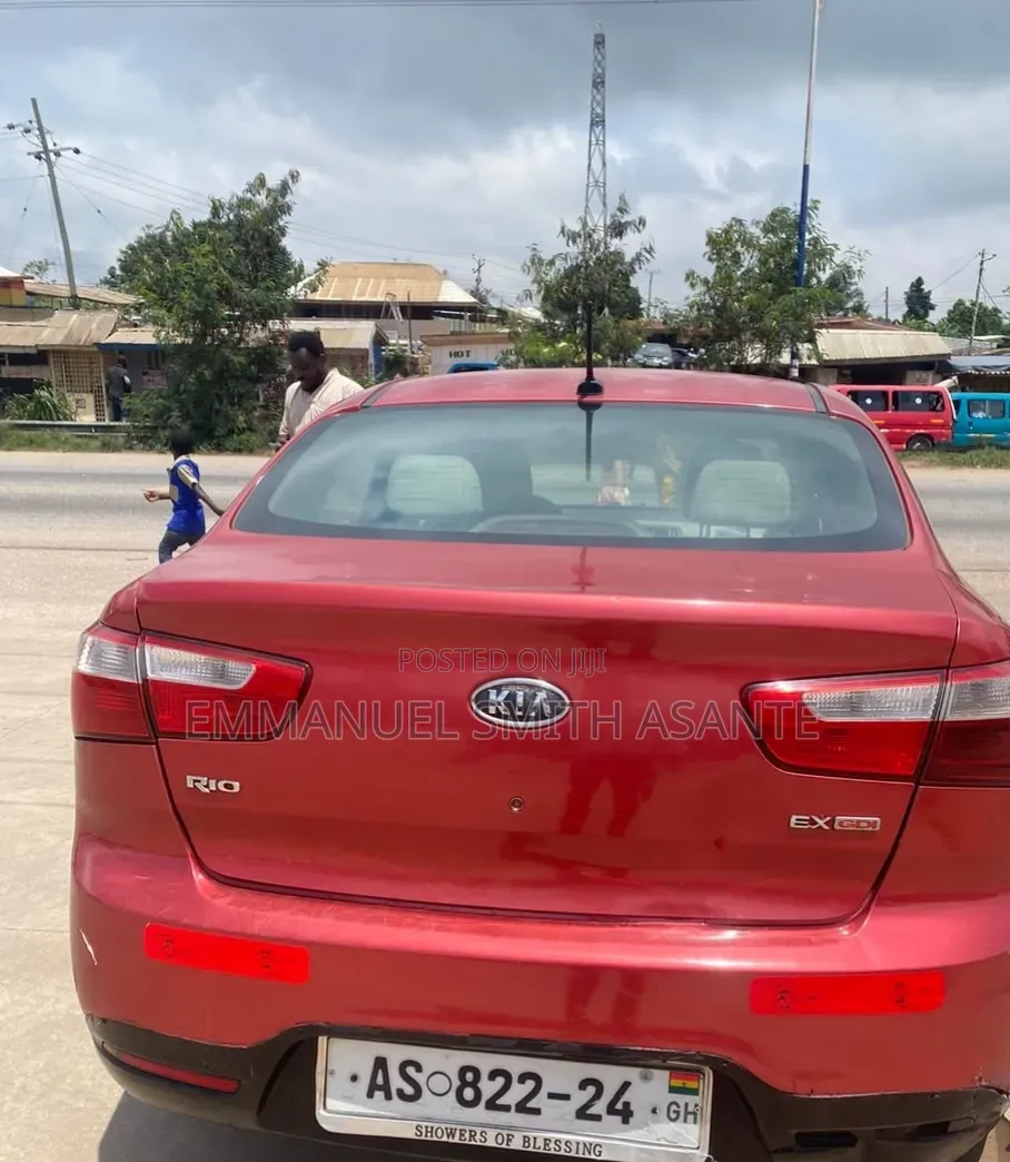 Kia Rio EX 4dr Sedan (1.6L 4cyl 6A) 2012 Red