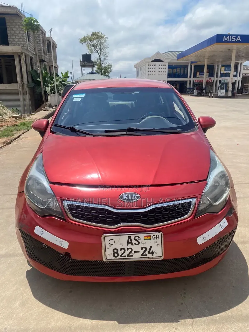 Kia Rio EX 4dr Sedan (1.6L 4cyl 6A) 2012 Red
