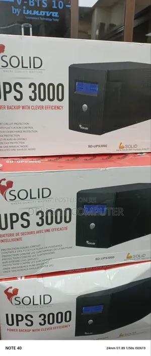 Solid 3kva ( 3000va) Pure Sine Wave Line Interactive Ups