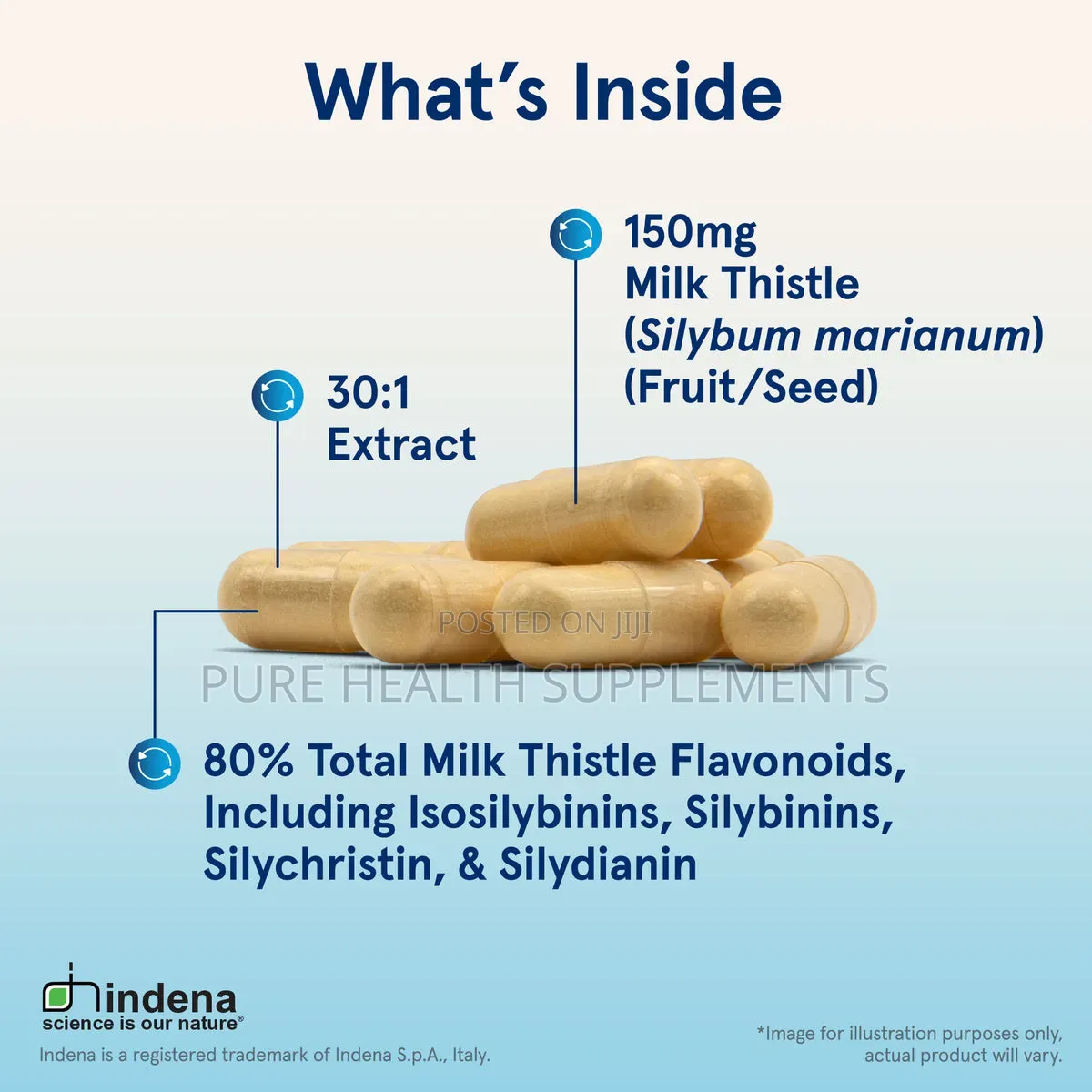 Milk Thistle 150 Mg, Liver Health (120 Mg Silymarin), 100 Veg Caps