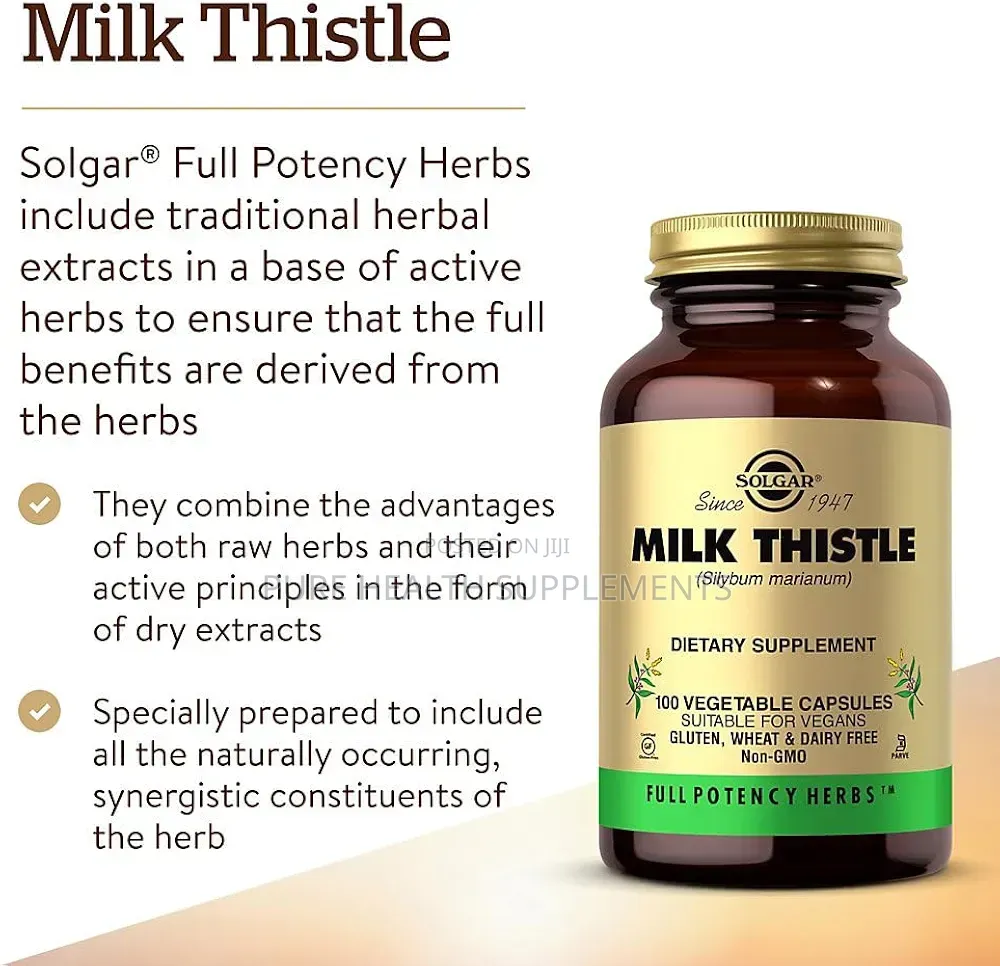 Milk Thistle 450 Mg, Liver Health, (360 Mg Silymarin), 100 Veg Caps