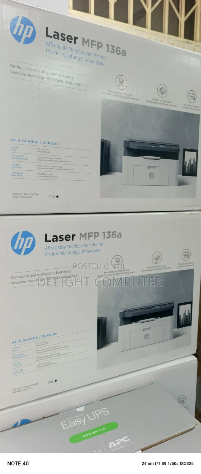 HP Laser MFP 136a Multi-Function Monochrome Laser Printer