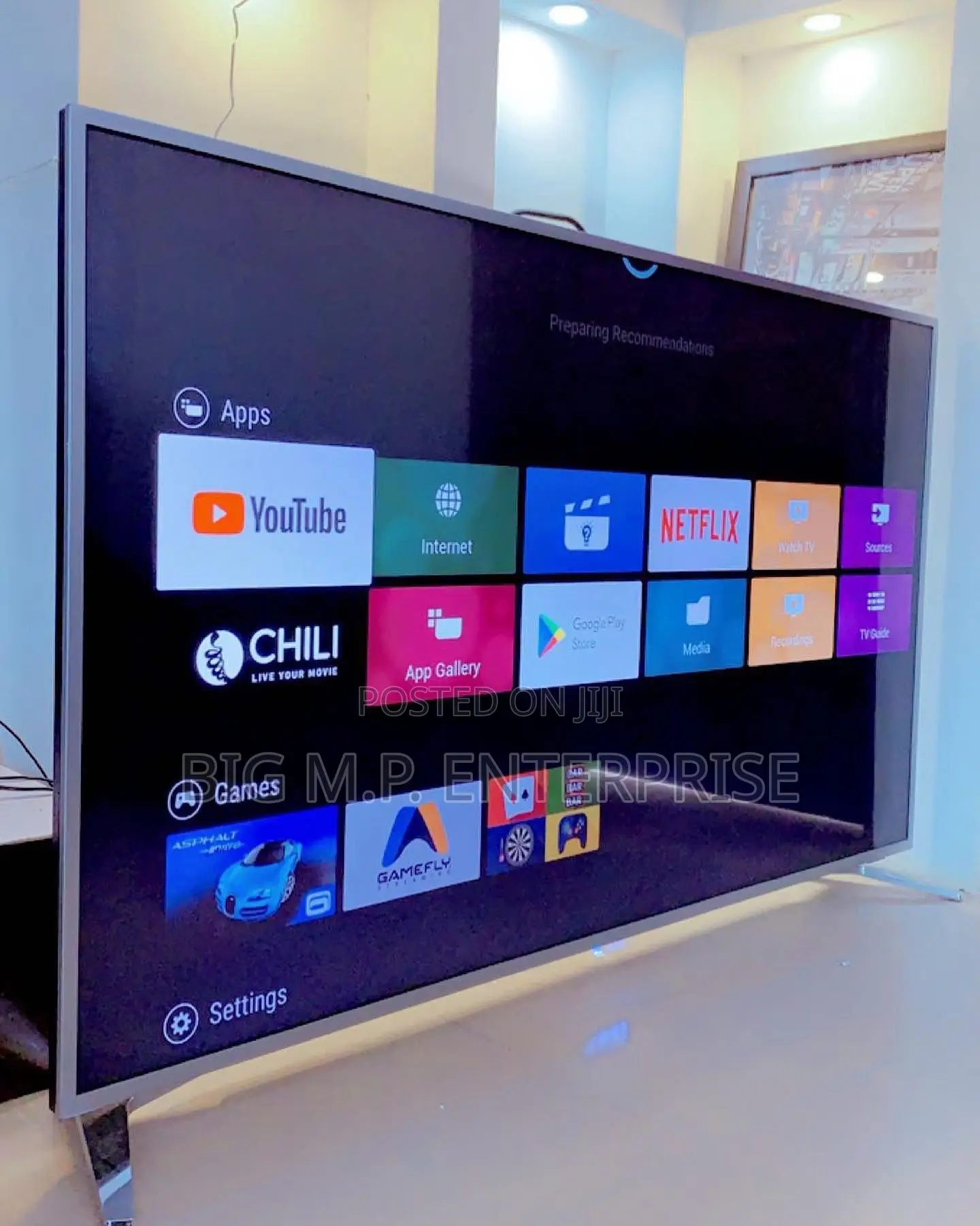 PHILIPS 55 Inches Andriod TV. 4K UHD, Digital Satellite.