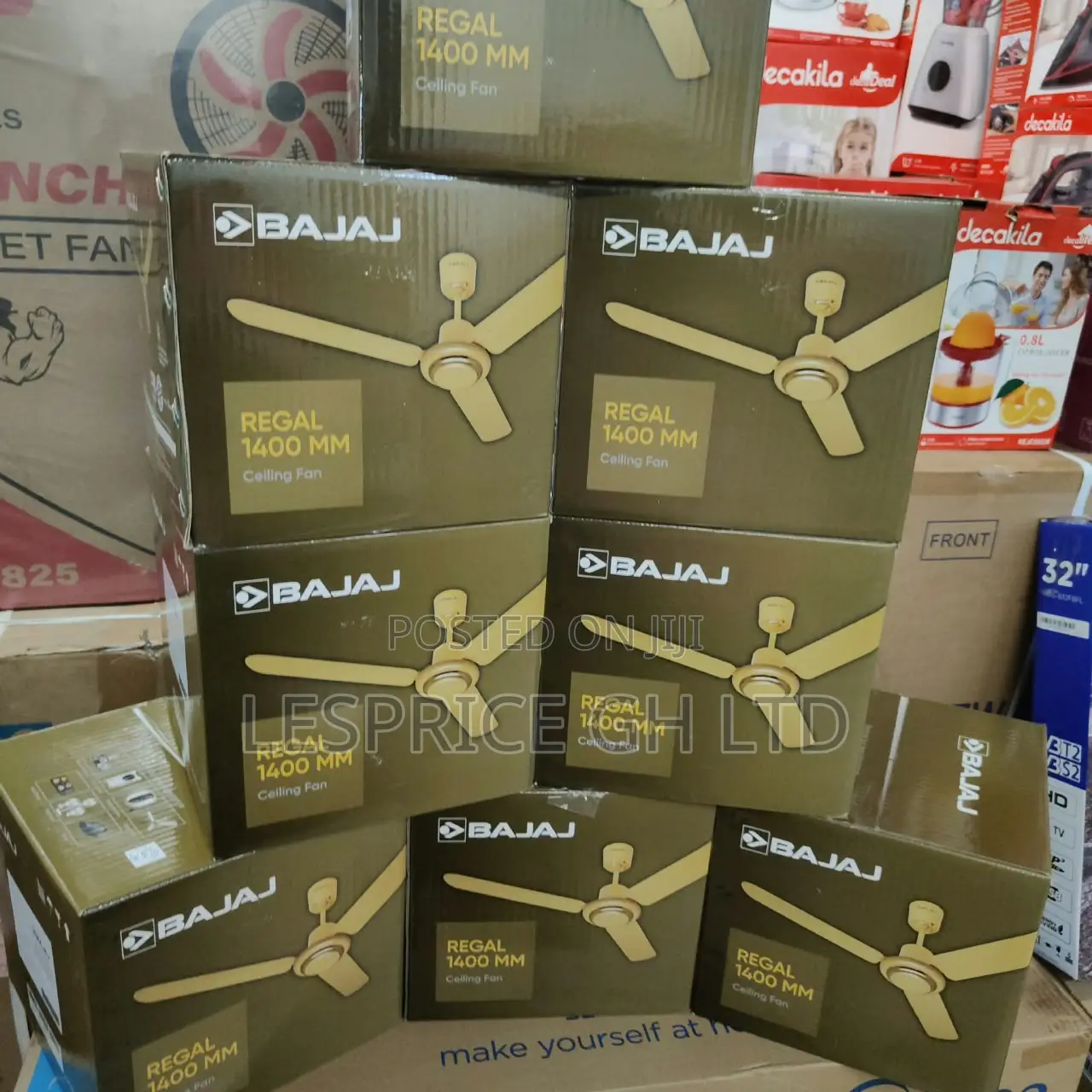 Classy High Grade 1400mm Ceiling Fan With Long Blades From Bajaj